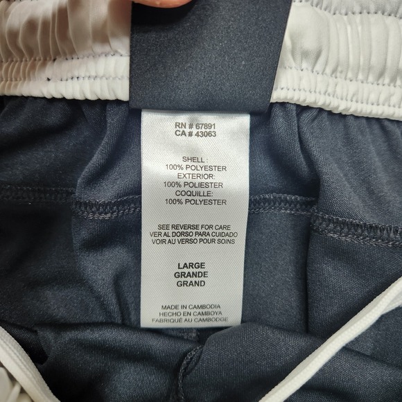 Umbro Pants Mens Large Black White Track Logo Soccer Gym Casual - Picture 5 of 8